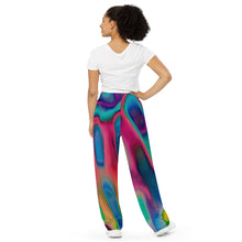 Load image into Gallery viewer, Night series All-over print unisex wide-leg pants
