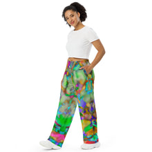 Load image into Gallery viewer, Bus All-over print unisex wide-leg pants