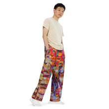 Load image into Gallery viewer, Free All-over print unisex wide-leg pants
