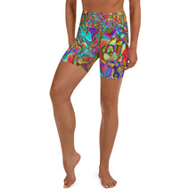 Load image into Gallery viewer, Rainbows Yoga Shorts