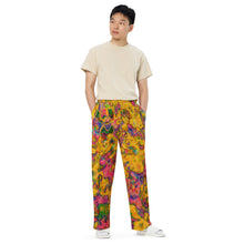 Load image into Gallery viewer, Dribble All-over print unisex wide-leg pants
