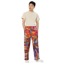 Load image into Gallery viewer, Free All-over print unisex wide-leg pants
