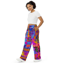 Load image into Gallery viewer, Barmudi All-over print unisex wide-leg pants
