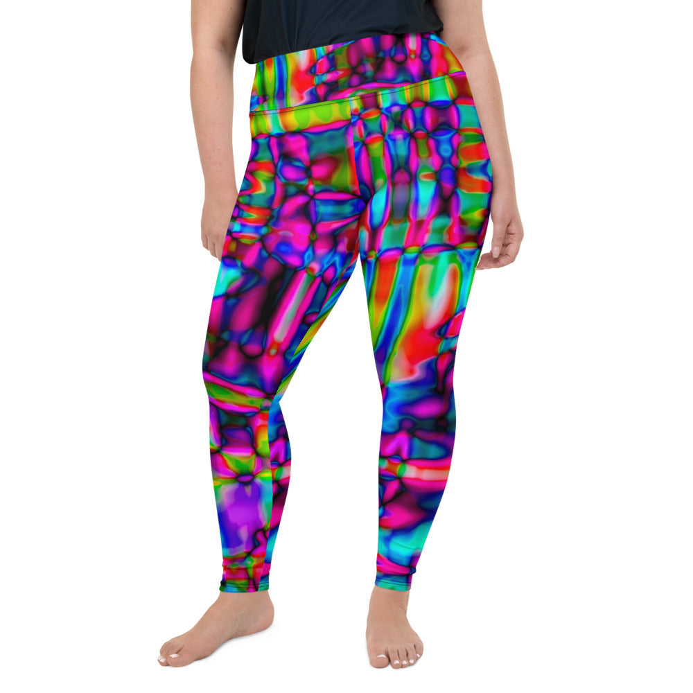 Shaun All-Over Print Plus Size Leggings