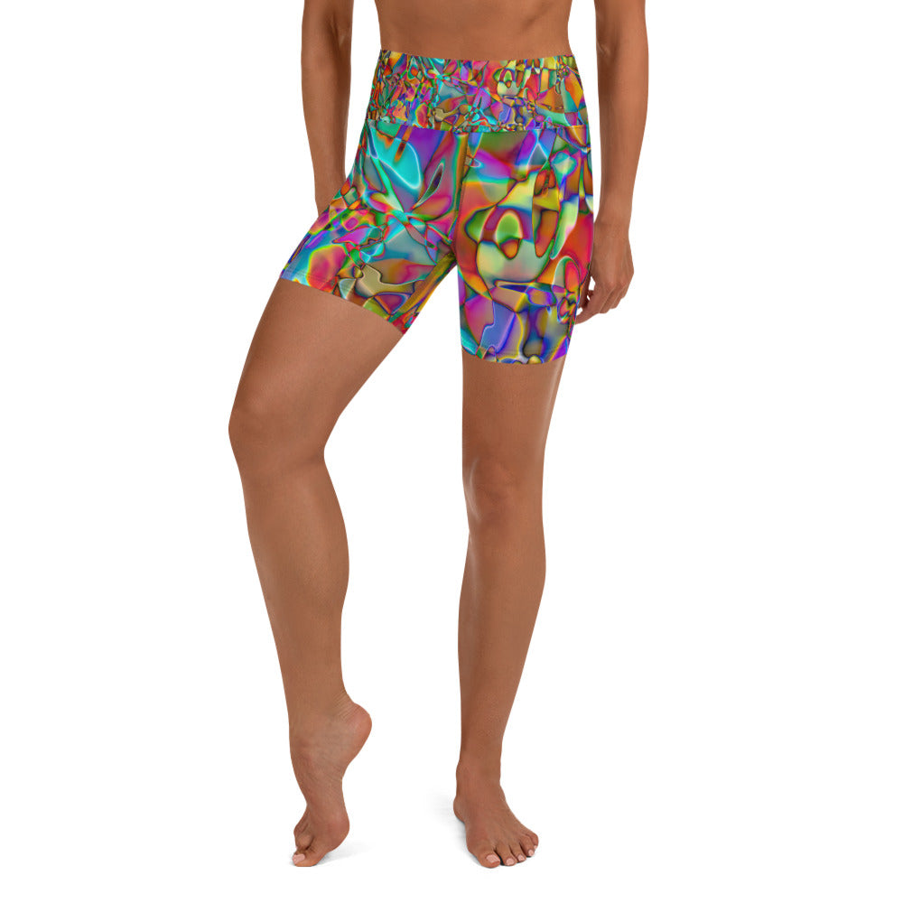 Rainbows Yoga Shorts