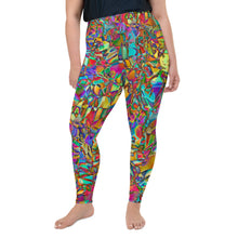 Load image into Gallery viewer, Rainbows All-Over Print Plus Size Leggings
