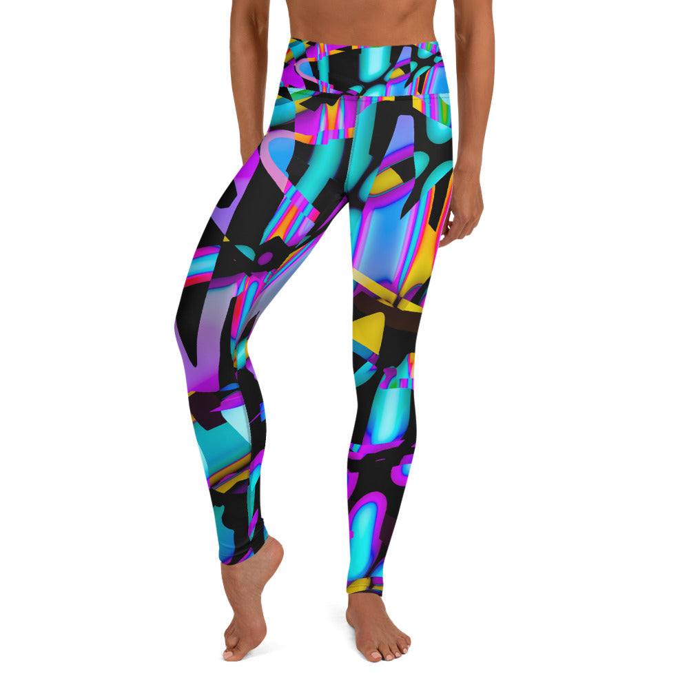 Flags Yoga Leggings