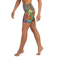 Load image into Gallery viewer, Rainbows Yoga Shorts
